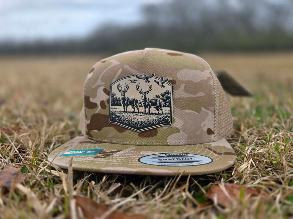 SAHC Multicam Arid/tan classic 5 panel trucker hat